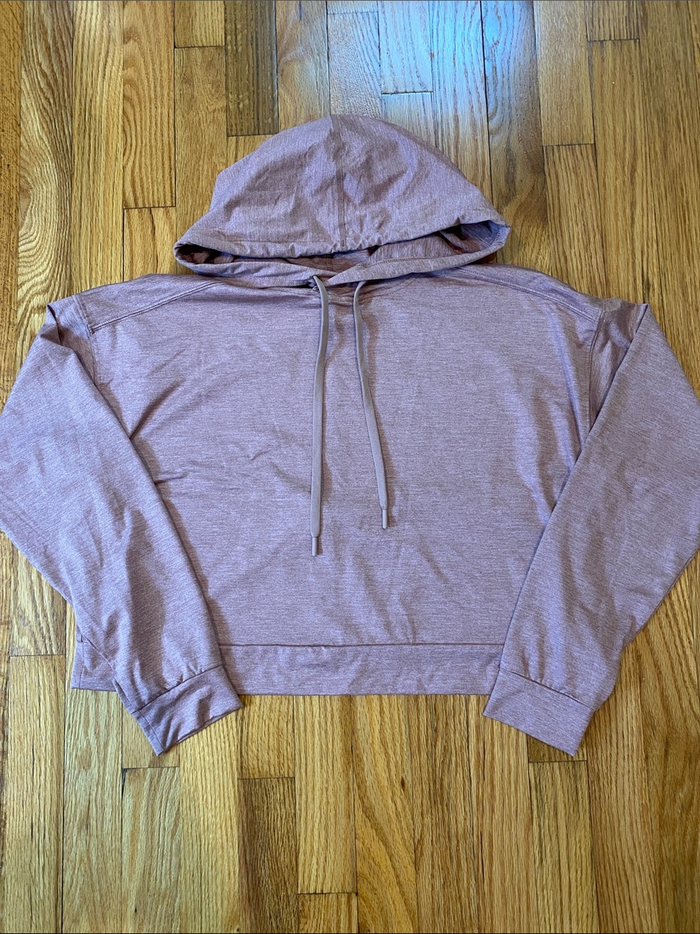 Cropped Dusty Rose Hoodie